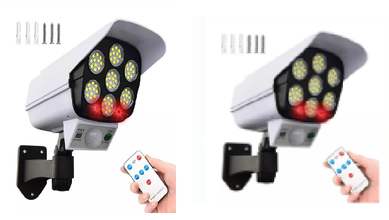 FOCO SOLAR TIPO CAMARA CON SENSOR