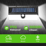 LAMPARA SOLAR CON SENSOR 190 LED