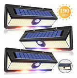LAMPARA SOLAR CON SENSOR 190 LED