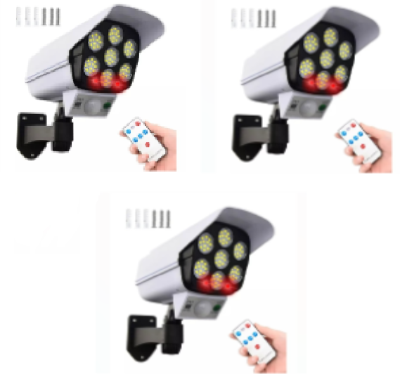 FOCO SOLAR TIPO CAMARA CON SENSOR