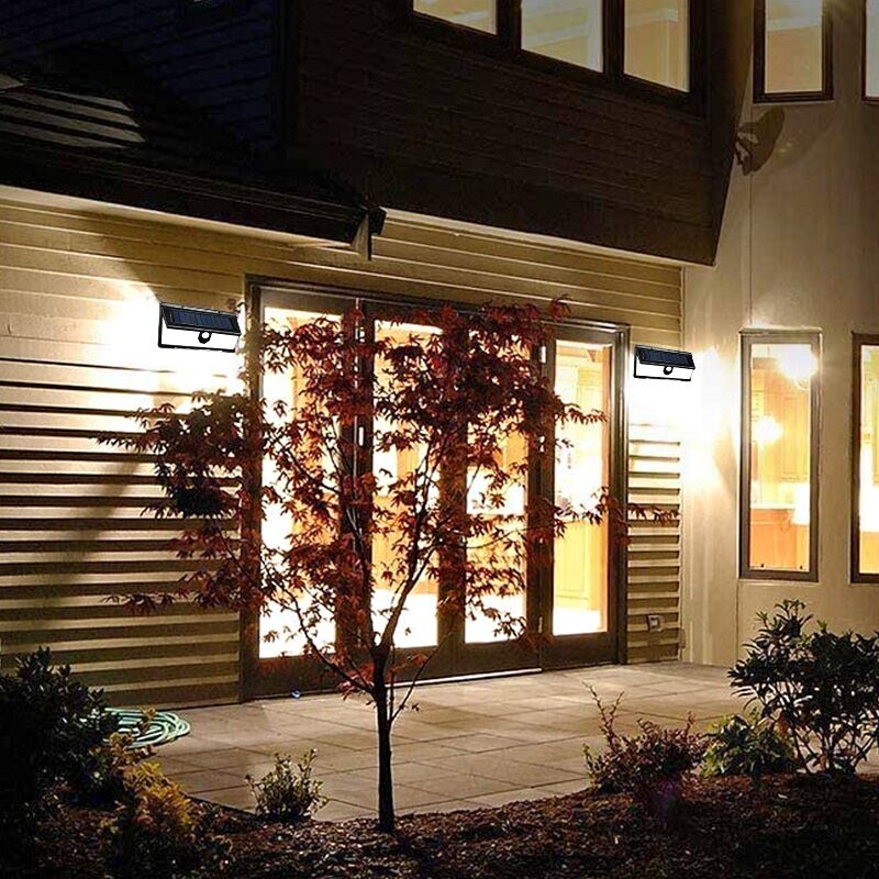 LAMPARA SOLAR CON SENSOR 190 LED