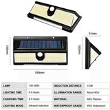LAMPARA SOLAR CON SENSOR 190 LED