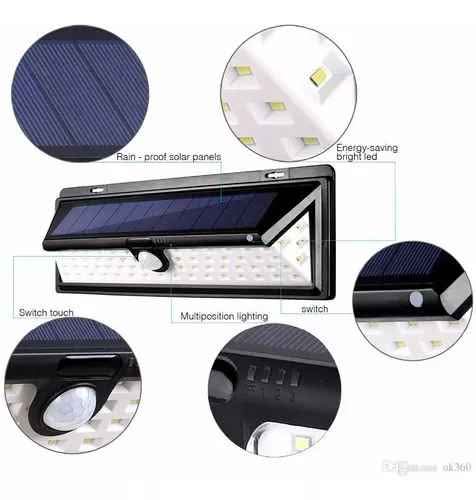 LAMPARA SOLAR CON SENSOR 190 LED