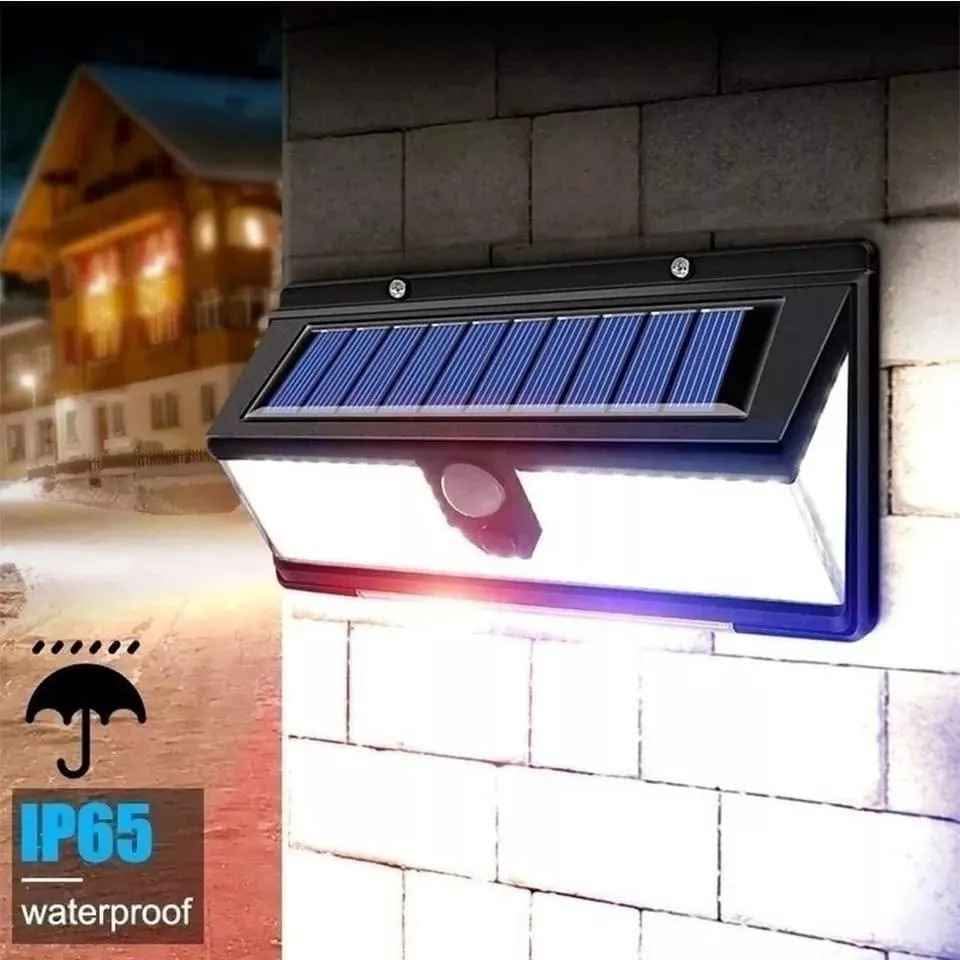 LAMPARA SOLAR CON SENSOR 190 LED