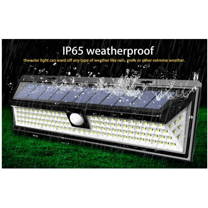 LAMPARA SOLAR CON SENSOR 190 LED