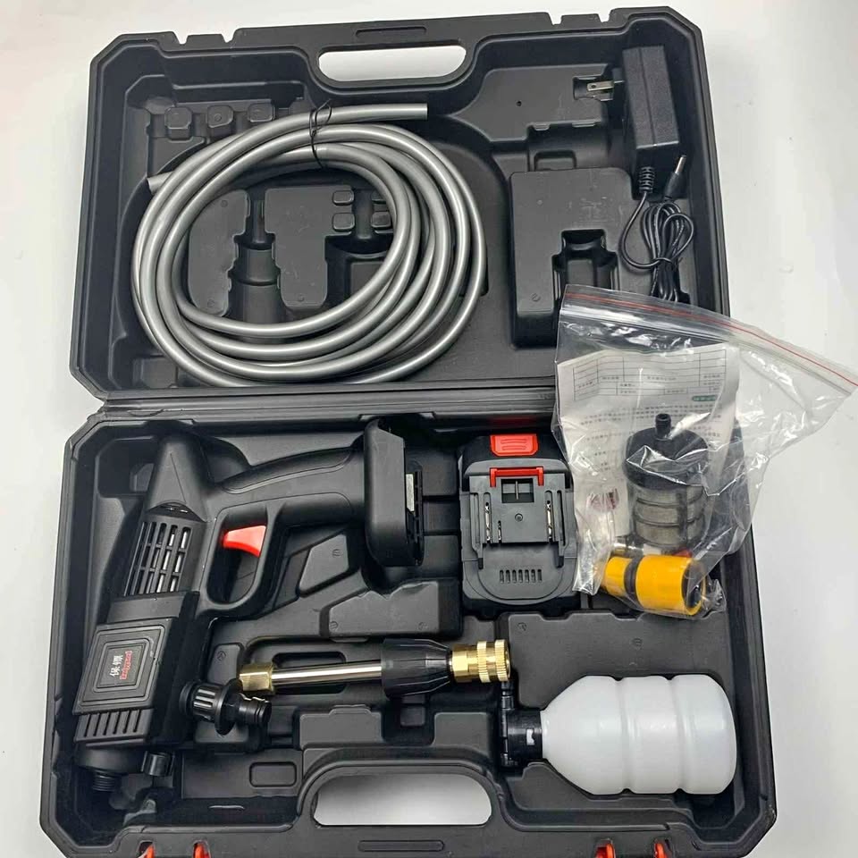 HIDROLAVADORA PISTOLA DE LAVADO DE AUTO INALÁMBRICA 120V