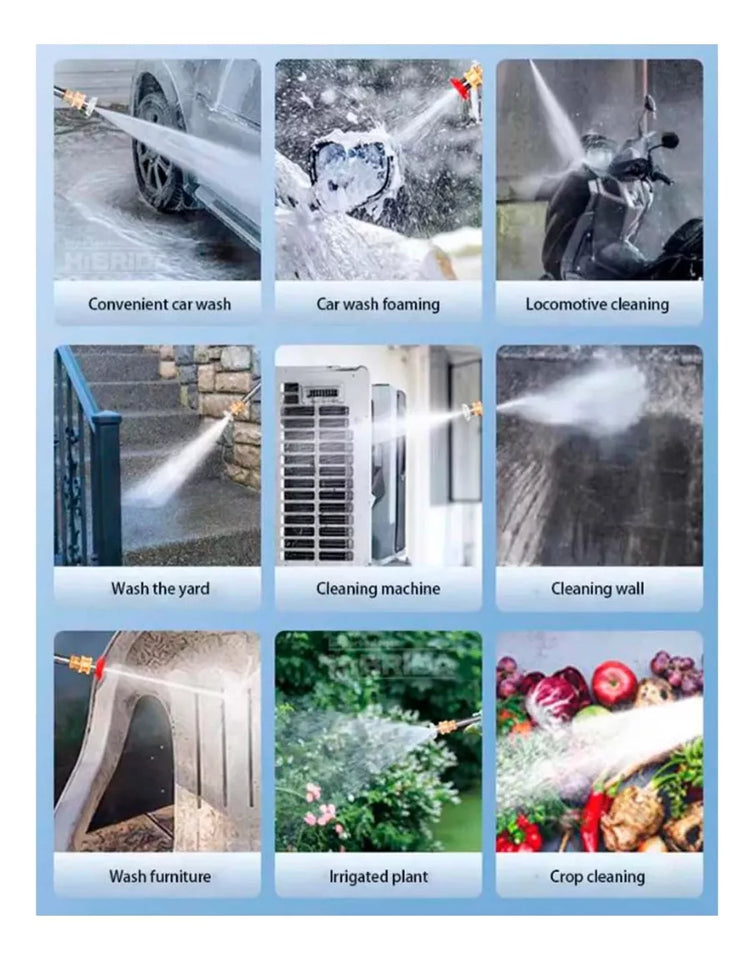 HIDROLAVADORA PISTOLA DE LAVADO DE AUTO INALÁMBRICA 120V